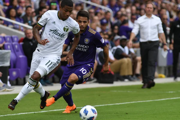 Orlando City 8 Nisan 2018 'de Orlando Florida' daki Exploria Stadyumu 'nda Portland Timbers' a ev sahipliği yaptı.. 
