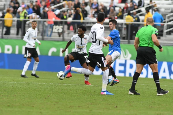 13 Ocak 2018 'de Orlando Florida' daki Spektrum Stadyumu 'nda düzenlenen Florida Kupası' nda Korucular Corinthianlara karşı..