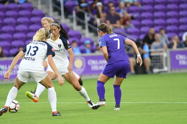 Orlando Pride, 23 Mayıs 2018 'de Orlando Florida' daki Exploria Stadyumu 'nda Kuzey Carolina Cesareti' ne ev sahipliği yapmaktadır..  