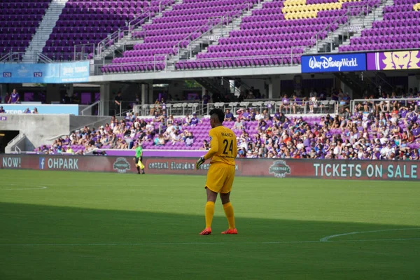 Orlando Pride 14 Nisan 2019 'da Orlando City Stadyumu' nda Portand Thorns 'a ev sahipliği yapıyor..