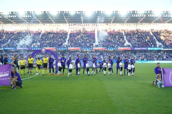 Orlando City Värd Real Salt Lake Exploria Stadium Orlando Florida — Stockfoto