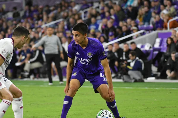 Orlando City Empfängt Real Salt Lake Exploria Stadium Samstag Den — Stockfoto