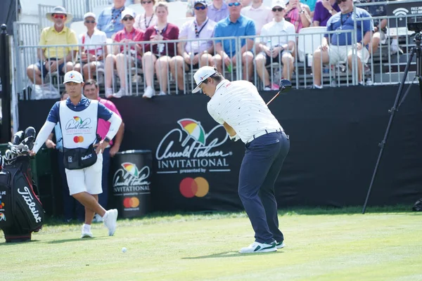 Bubba Watson Lors Premier Tour Groupe Sur Invitation Arnold Palmer — Photo