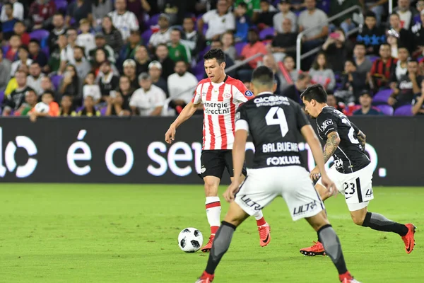 Korintliler, 10 Ocak 2018 'de Orlando City Stadyumu' nda düzenlenen Florida Kupası 'nda PSV Eindhoven' a karşı.