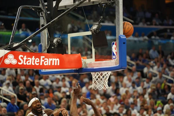 Orlando Magic Hosts Toronto Rapters Nba Playoff Στο Amway Arena — Φωτογραφία Αρχείου