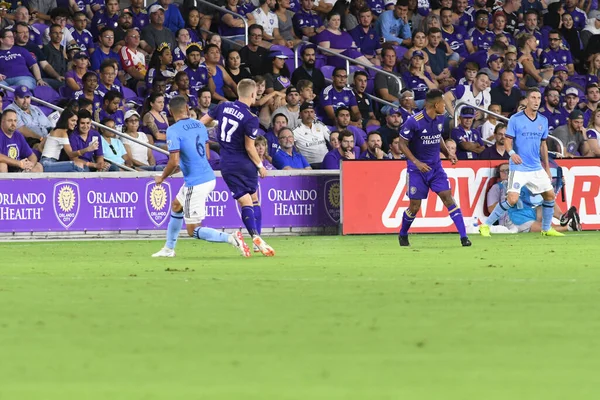 Orlando City 26 Temmuz 2018 'de Florida Exploria Stadyumu' nda NYC FC 'ye ev sahipliği yaptı. Fotoğraf: Marty Jean-Louis