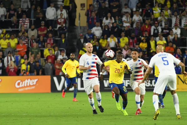 Men National Team Host Ecuador National Team Orlando City Stadium — Stock Photo, Image