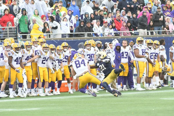 Notre Dame Enfrentará Lsu Durante Citrus Bowl Camping World Stadium — Foto de Stock