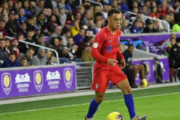 Amerikan Futbol Takımı 15 Kasım 2019 Cuma günü Orlando Florida 'daki Exploria Stadyumu' nda oynanan Concacaf Uluslar Ligi karşılaşmasında Kanada 'ya ev sahipliği yapmaktadır.