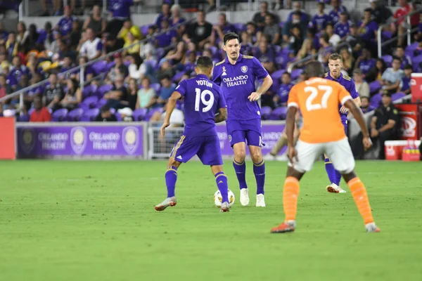 Orlando City SC, 22 Eylül 2018 'de Florida Exploria Stadyumu' nda Houston Dynamo 'yu ağırladı..