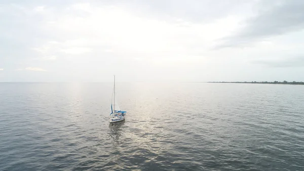 Vista Aérea Hermosa Ciudad Clearwater Florida Agosto 2017 — Foto de Stock