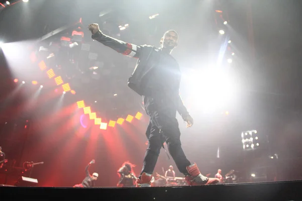 Singer Usher Performs Amway Center Orlando Florida December 2014 — Stock Photo, Image