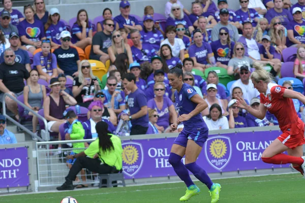 Orlando Pride Hosts Washington Spirit Orlando City Stadium April 2017 — Stock Photo, Image