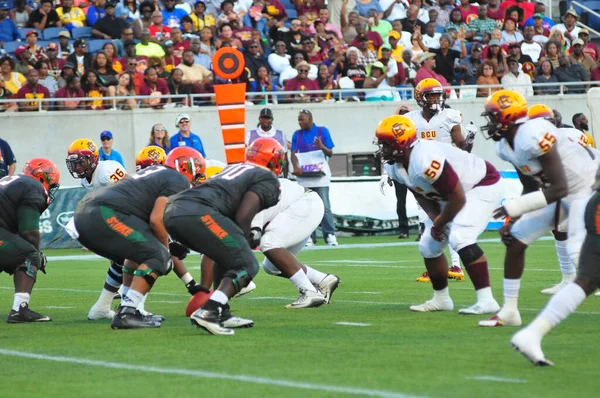 Florida Rattlers Face Bethune Cookman Wildcats Florida Classics Camping World — стоковое фото