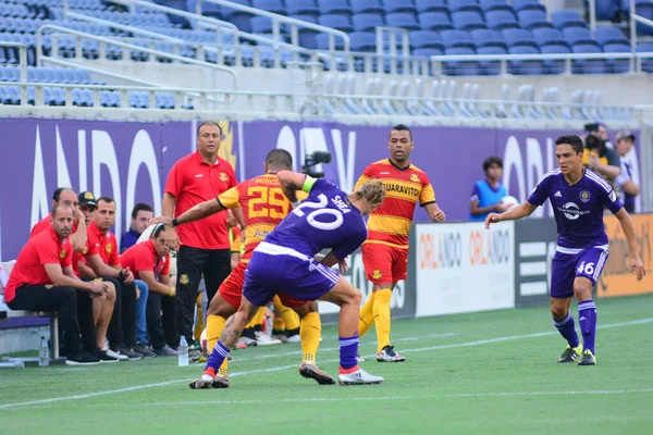 Orlando City SC, 29 Haziran 2016 'da Orlando Florida' daki Kamp Dünyası Stadyumu 'nda Fort Lauderdale Strikers' a ev sahipliği yaptı..
