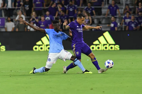 Orlando City 26 Temmuz 2018 'de Florida Exploria Stadyumu' nda NYC FC 'ye ev sahipliği yaptı. Fotoğraf: Marty Jean-Louis