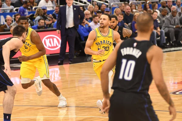 Orlando Magic, 28 Şubat 2019 Perşembe günü Orlando Florida 'daki Amway Center' da Golden State Warriors 'a ev sahipliği yaptı. 