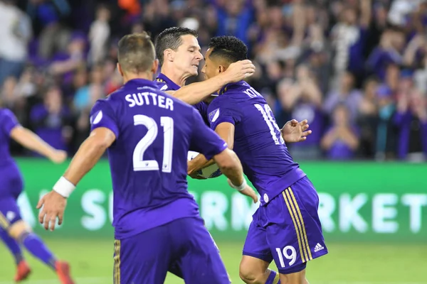 Orlando City SC, 10 Mart 2018 'de Orlando City Stadyumu' nda Minnesota United FC 'ye ev sahipliği yaptı..  