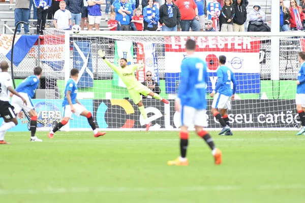 Rangers Corinthians Durante Copa Flórida Spectrum Stadium Janeiro 2018 Orlando — Fotografia de Stock