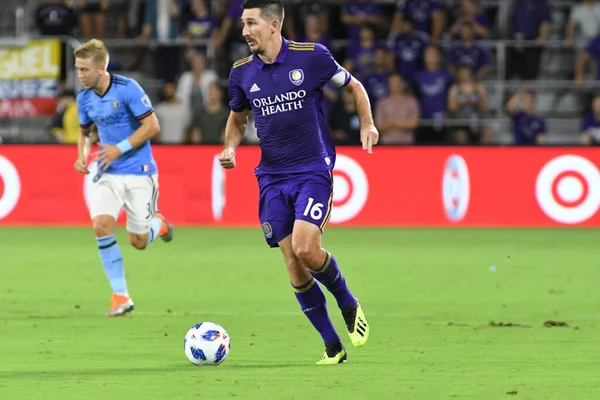 Orlando City 26 Temmuz 2018 'de Florida Exploria Stadyumu' nda NYC FC 'ye ev sahipliği yaptı. Fotoğraf: Marty Jean-Louis