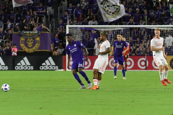 Orlando City Värd Atlanta United Exploria Stadium Den Augusti 2018 — Stockfoto