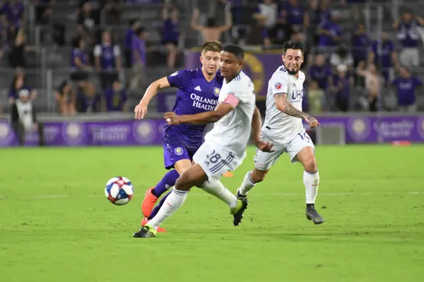 Orlando City 20 Şubat 2019 Çarşamba günü Orlando Fl 'daki Orlando City Stadyumu' nda New England 'a ev sahipliği yaptı.