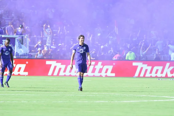 Orlando City Gastheer Van Colorado Rapids Het Orlando City Stadium — Stockfoto