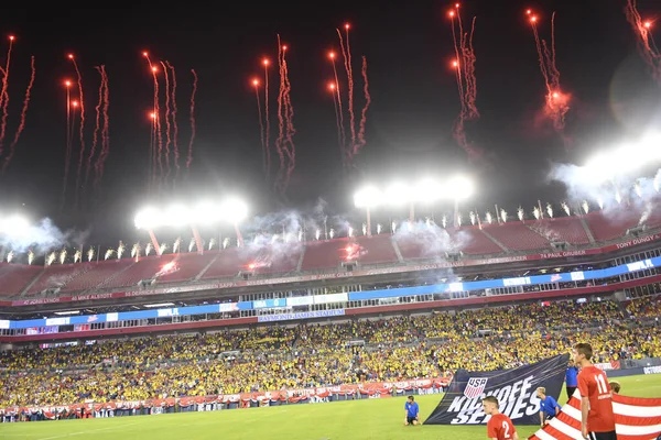 ABD Kolombiya 'ya karşı Raymond James Stadyumu' nda 11 Ekim 2018 'de. 