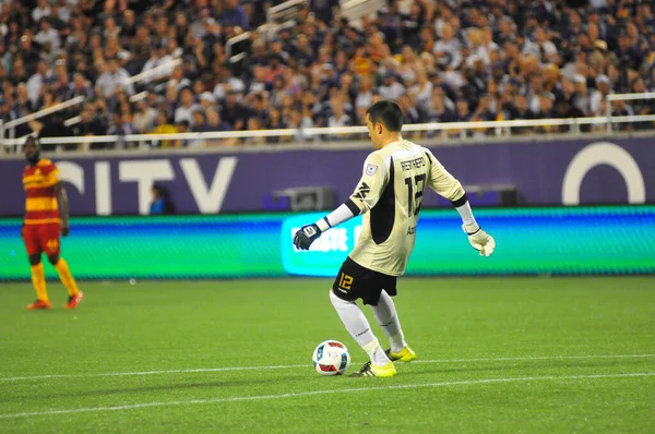 Orlando City SC, 29 Haziran 2016 'da Orlando Florida' daki Kamp Dünyası Stadyumu 'nda Fort Lauderdale Strikers' a ev sahipliği yaptı..