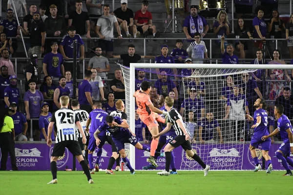 Orlando City Värd Reykjavk Exploria Stadium Vänlig Match Tisdag Februari — Stockfoto