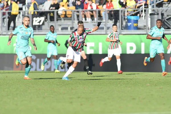 Fluminense Barcelona Lors Coupe Floride Spectrum Stadium Janvier 2018 Orlando — Photo