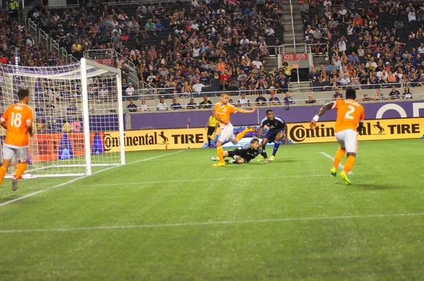 Orlando City Sediou Houston Dynamo Julho 2016 Camping World Stadium — Fotografia de Stock