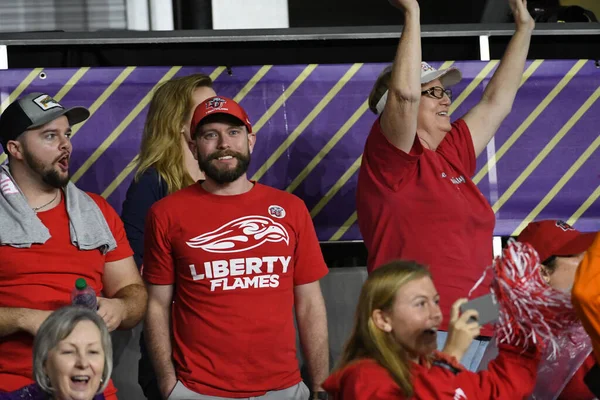 Orlando Florida Exploria Stadyumu 'ndaki 2019 Tedavi Kupası 21 Aralık 2019 Georgia Southern Eagles' a karşı Liberty Flames.