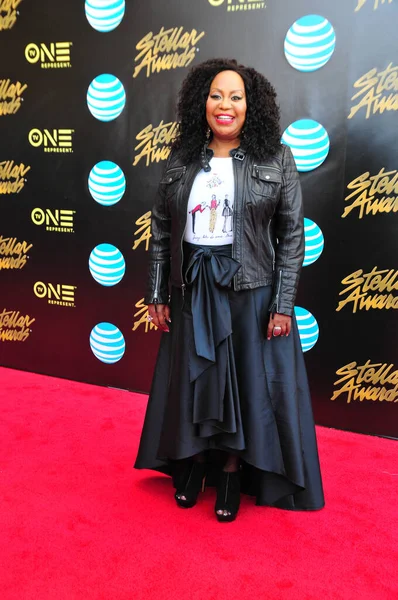 20 Şubat 2016 'da Las Vegas' taki Orleans Arena 'da düzenlenen 31. Yıldız Ödülleri sırasında kırmızı halı.