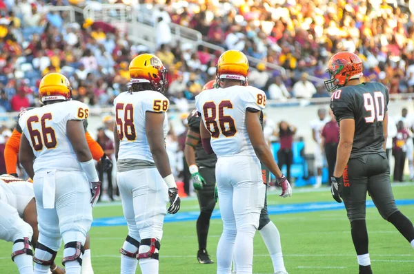 Florida Rattlers Affrontare Bethune Cookman Wildcats Scavato Classici Della Florida — Foto Stock