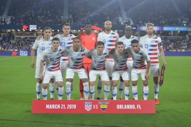 ABD Erkekler Milli Takımı 21 Mart 2019 'da Orlando City Stadyumu' nda Ekvador Milli Takımı 'na ev sahipliği yaptı.. 