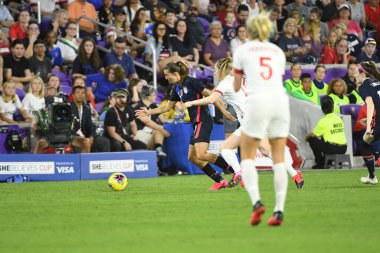 5 Mart 2020 'de Orlando Florida' daki Exploria Stadyumu 'nda düzenlenen 2020 SheBelieves Kupası' nda ABD - İngiltere Karşılaşması 