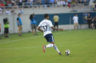 Paris Saint-Germain, Tottenham Hotspur 'a karşı 22 Temmuz 2017' de Orlando Florida 'daki Citrus Bowl' da. 