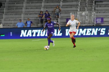 Orland Pride, 25 Ağustos 2018 'de Orlando Florida' daki Exploria Stadyumu 'nda Chicago Red Stars' a ev sahipliği yapıyor..  