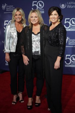 15 Ekim 2019 'da Nashville, Tennessee' deki Linbscome Üniversitesi 'nde verilen 50. GMA Dove Ödülleri sırasında kırmızı halı. 