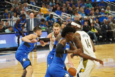 Orlando Magic 10 Kasım 2019 'da Indiana Pacers' ı Amway Center 'da ağırlıyor. Fotoğraf: Marty Jean-Louis