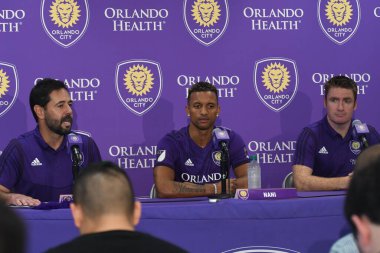 Orlando City SC oyuncusu Luis Nani 'ye hoş geldin diyor.  