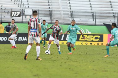 Fluminense, Florida Kupası 'nda 15 Ocak 2018' de Orlando Florida 'da oynanan Spektrum Stadyumu' nda Barcelona SC 'ye karşı..