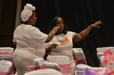 24 Mart 2018 'de Las Vegas Nevada' da Stellar Ödülleri haftası boyunca Gospel Yıldızları Kadınları.