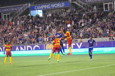 Orlando City SC, 29 Haziran 2016 'da Orlando Florida' daki Kamp Dünyası Stadyumu 'nda Fort Lauderdale Strikers' a ev sahipliği yaptı..