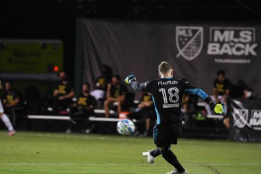 Real Salt Lake, 12 Temmuz 2020 'de Orlando Florida' da düzenlenen MLS Sırt Turnuvası sırasında Colorado Rapids ile karşı karşıya. 