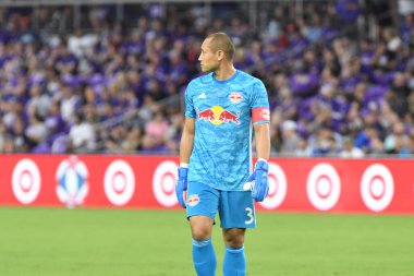 Orlando City 21 Temmuz 2019 tarihinde Florida, Orlando 'da Exploria Stadyumu' nda New York Red Bulls 'a ev sahipliği yaptı..