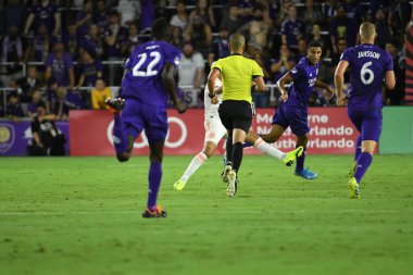 Orlando City, 23 Ağustos 2019 Cuma günü Florida, Orlando 'daki Exploria Stadyumu' nda Atlanta United 'a ev sahipliği yaptı.