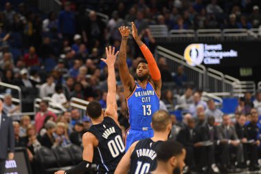 Orlando Magic 29 Ocak 2019 'da Orlando Florida' daki Amway Center 'da OklahomaCity Thunder' a ev sahipliği yaptı. 