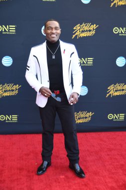 24 Mart 2018 Cumartesi günü Las Vegas 'taki Orleans Resort' ta düzenlenen 33. Yıldız Ödülleri Kırmızı Halı sırasında ünlüler.